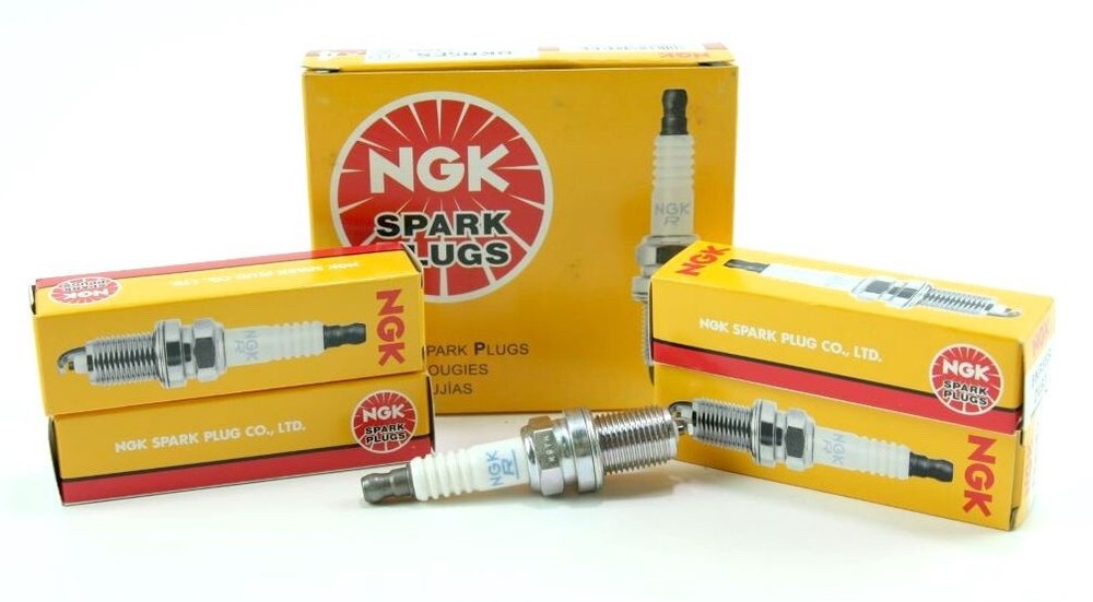 Set of 4 Genuine Authentic NGK 2460 Spark Plugs Nickel BKR5ES