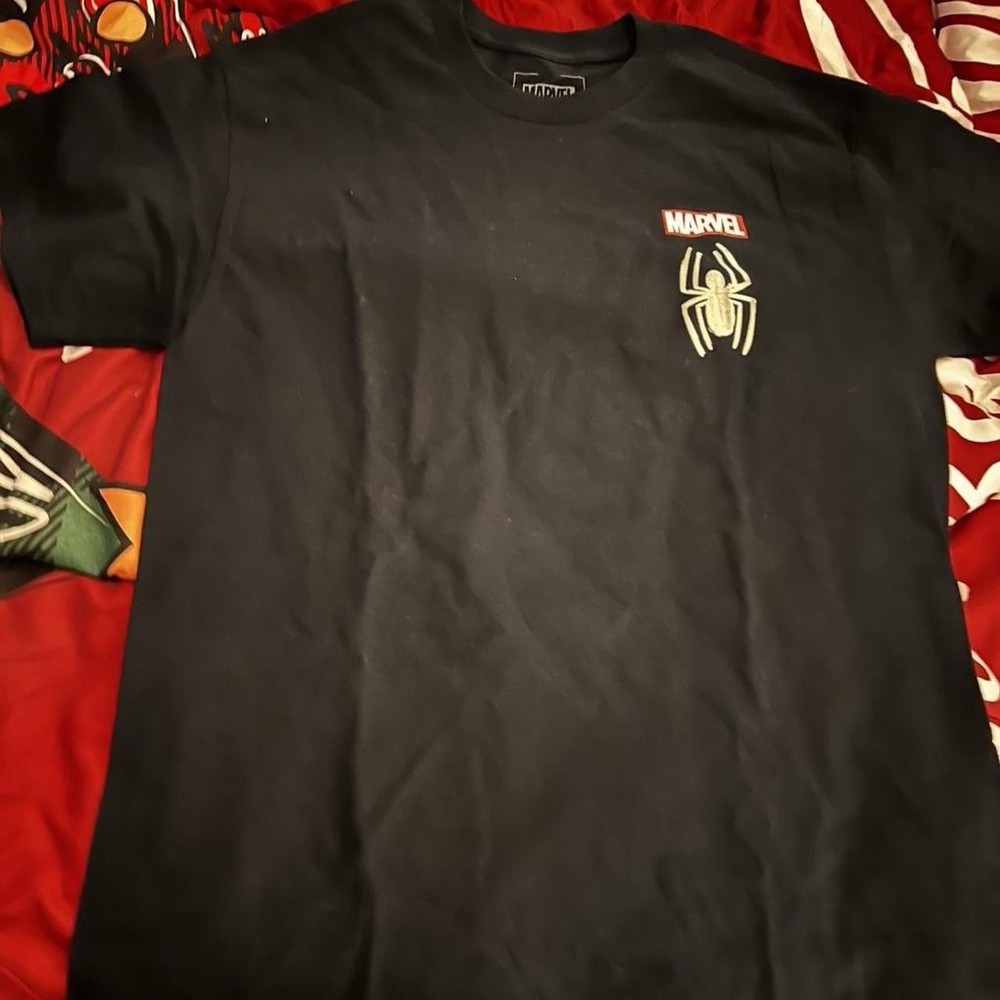 Marvel Spider-Man Graphic Men's T-Shirt Black Size M