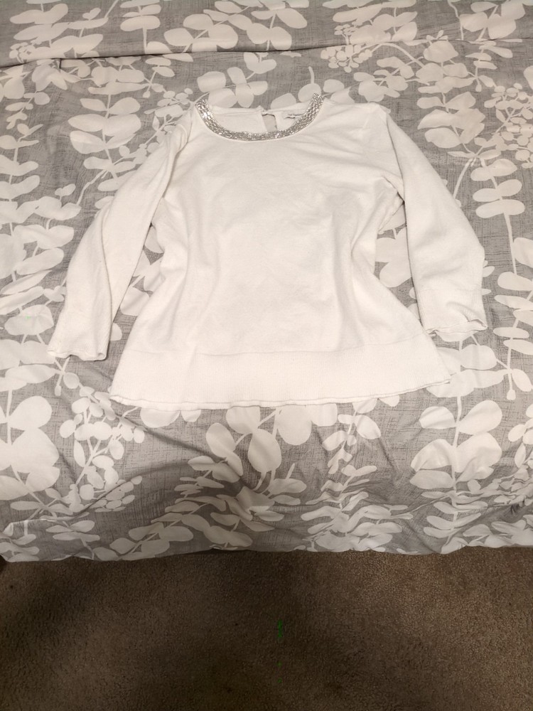 Liz Claiborne Long Sleeve Pullover Top in Size S for Women
