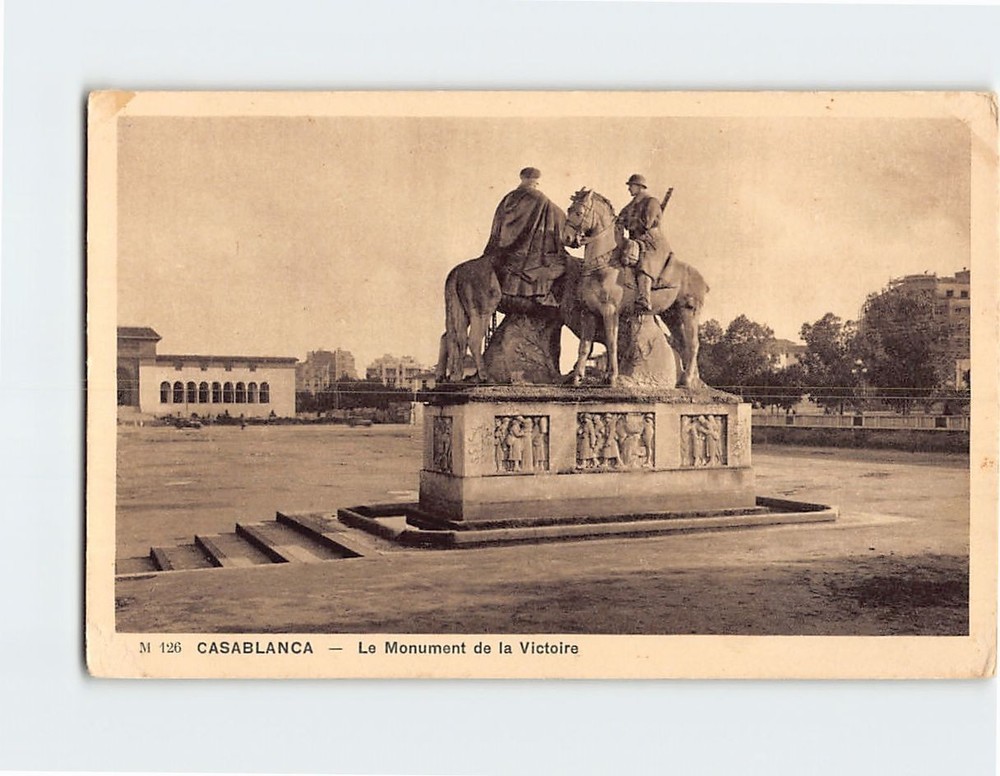 Postcard Le Monument de la Victoire Casablanca Morocco