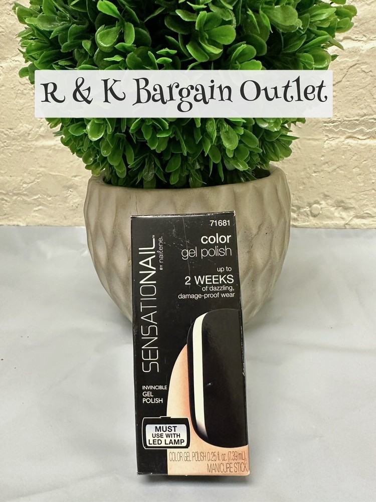 SensatioNail Midnight Rendezvous Black Gel Polish #71681