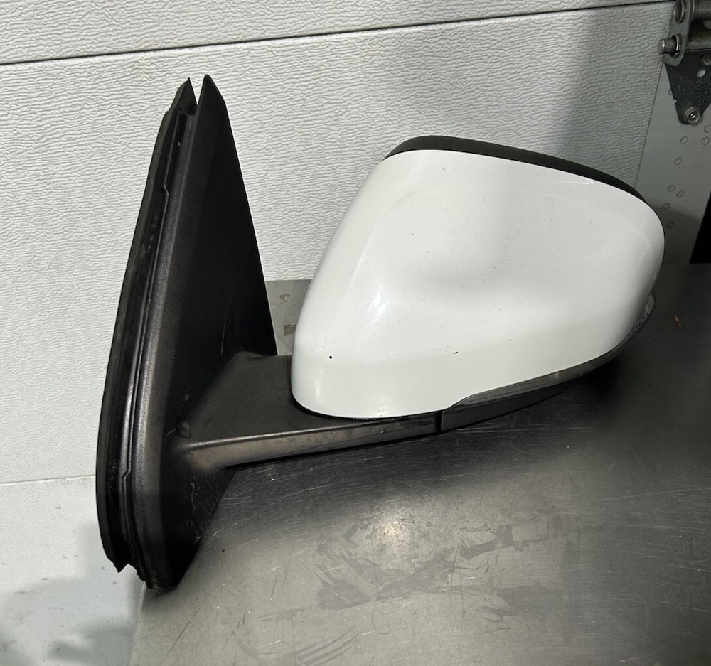 2011-2013 Volvo S60 Left Driver Side Power Door Mirror White OEM 2184