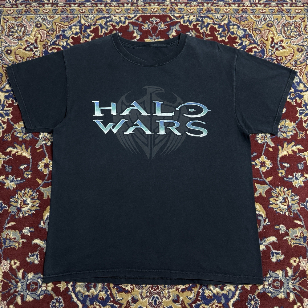 Vintage 2009 Halo Wars Logo Video Game T Shirt  S-5XL