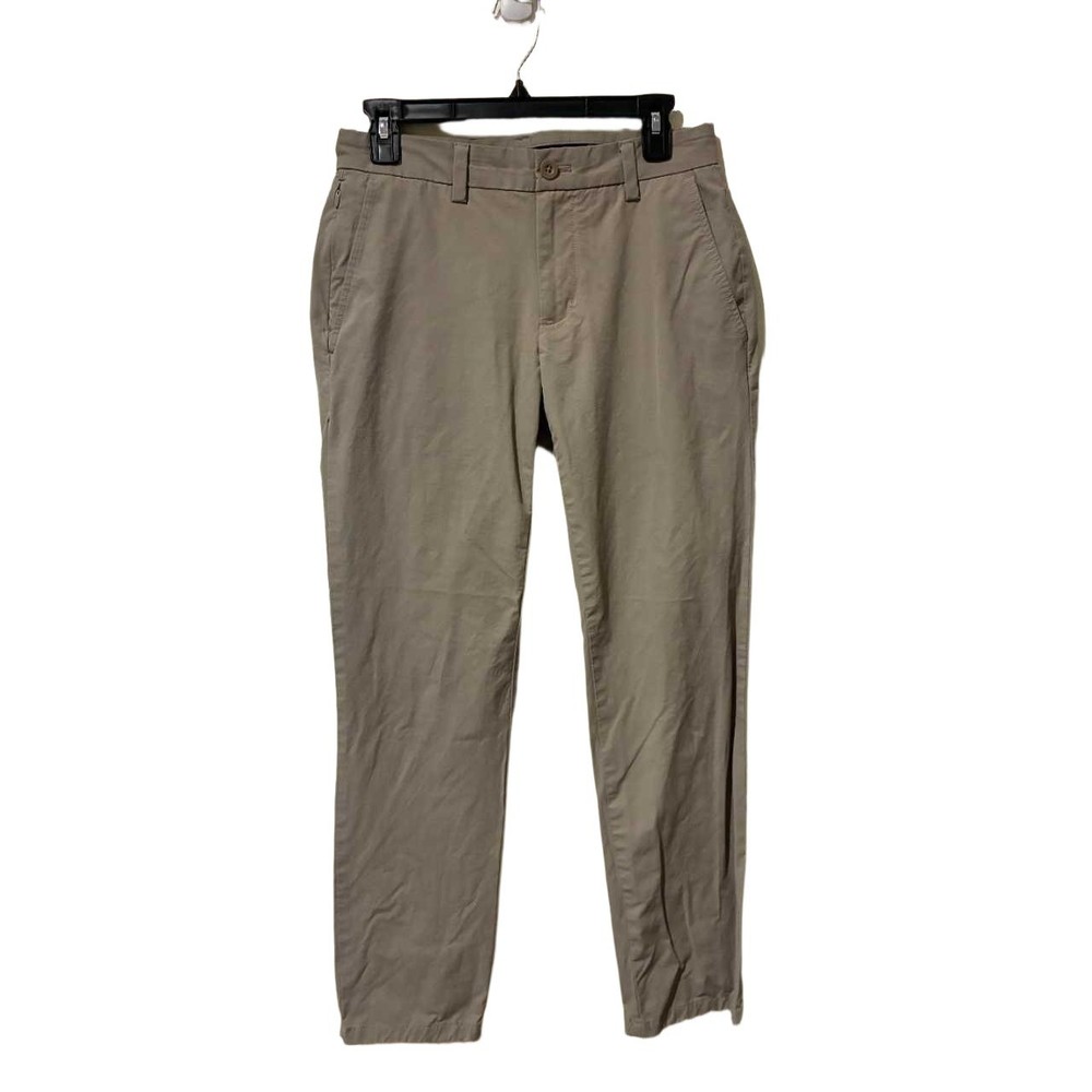 Vineyard Vines Mens On-The-Go Pants 28x30 Khaki Tan Performance Chino Stretch