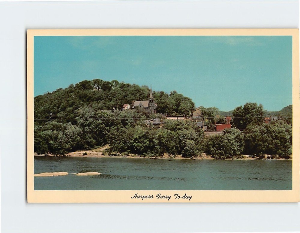 Postcard Scenic View Harpers Ferry West Virginia USA
