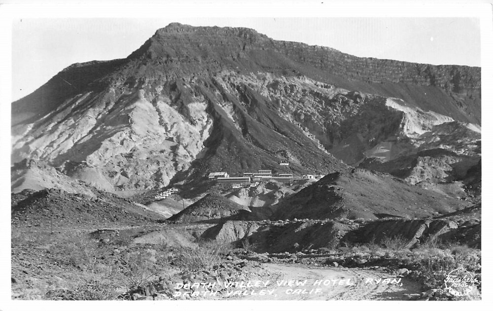 1940s Death Valley California View Hotel occupation Frasher RPPC Postcard 26-162