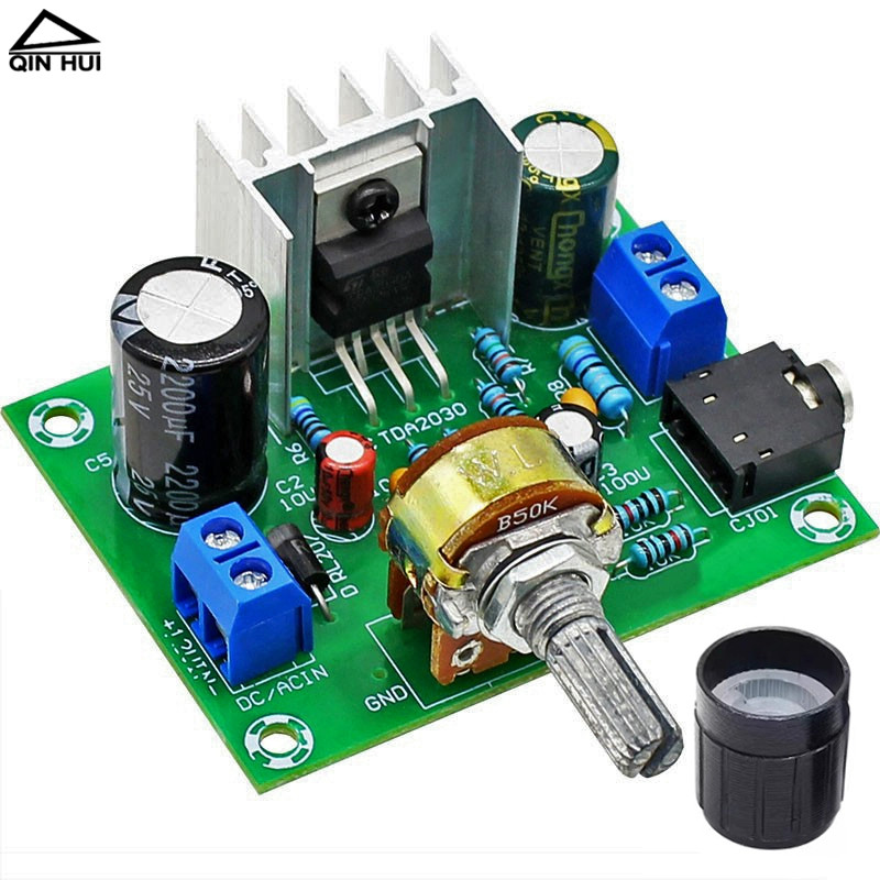 TDA2030A TDA2030 Mono 15W 12V AC/DC Audio Amplifier Board One-channel
