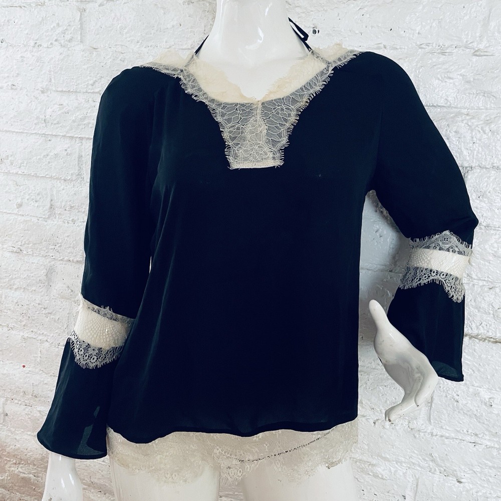 NY Collection Black Blouse Size L
