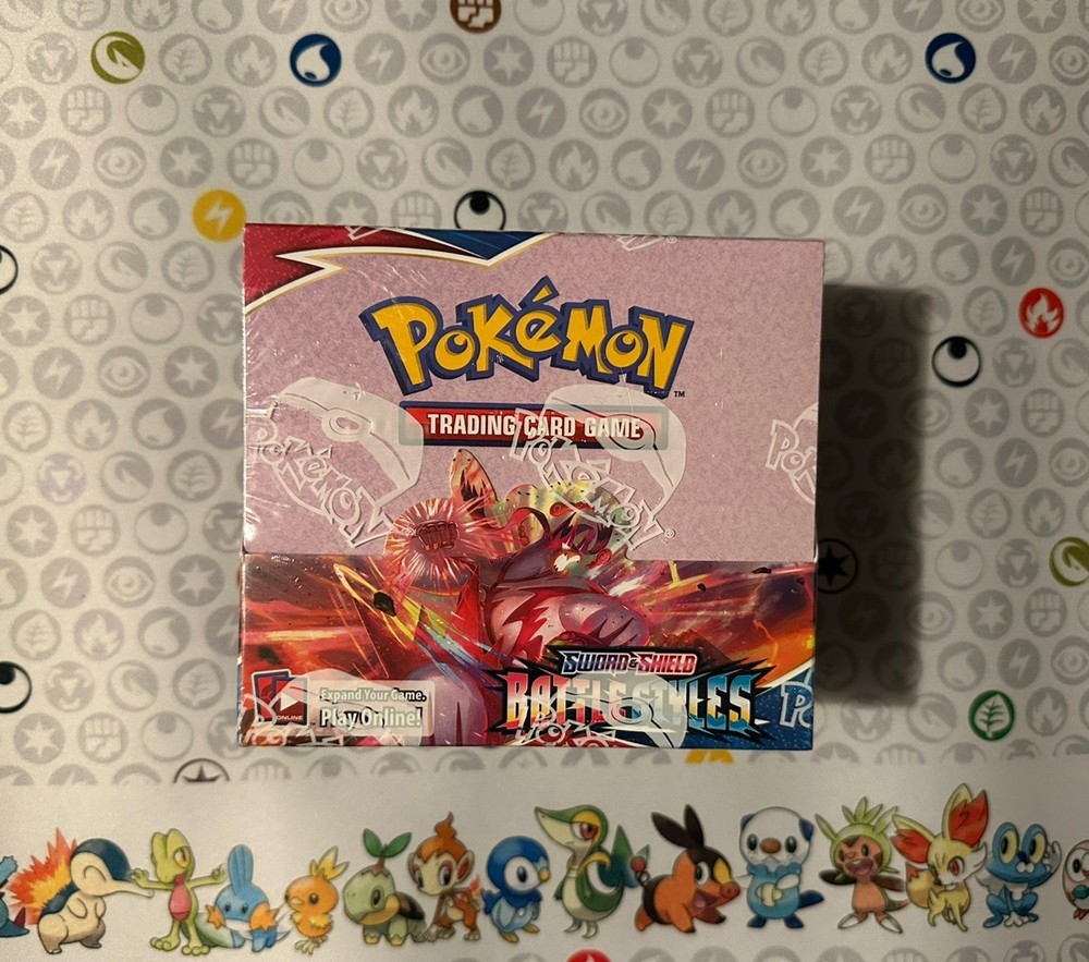 Sealed Pokemon TCG Sword & Shield Battle Styles Booster Box English New Sealed
