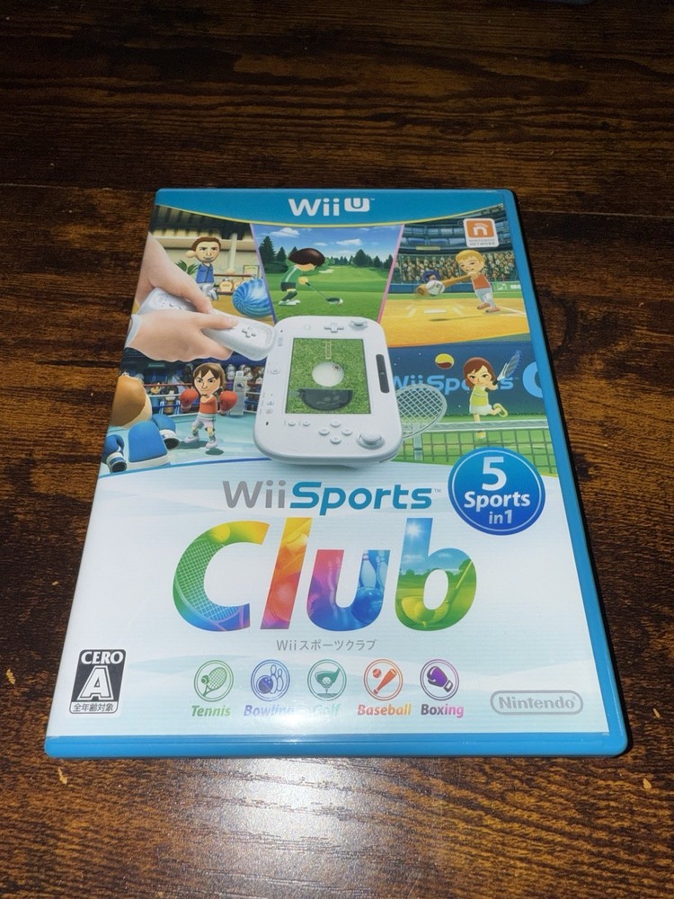 Wii Sports Club (Nintendo Wii U, 2014) - Japanese Version