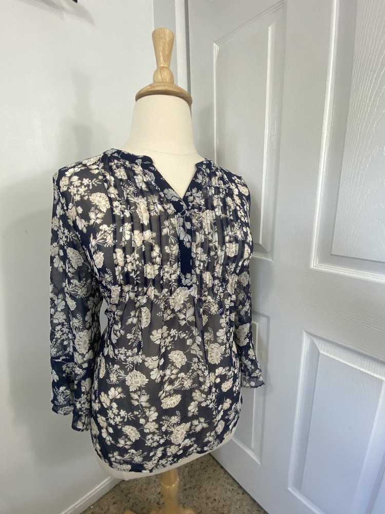 Charter Club XXL Floral Bohemian Eachy Sheer Front Lightweight Comfy