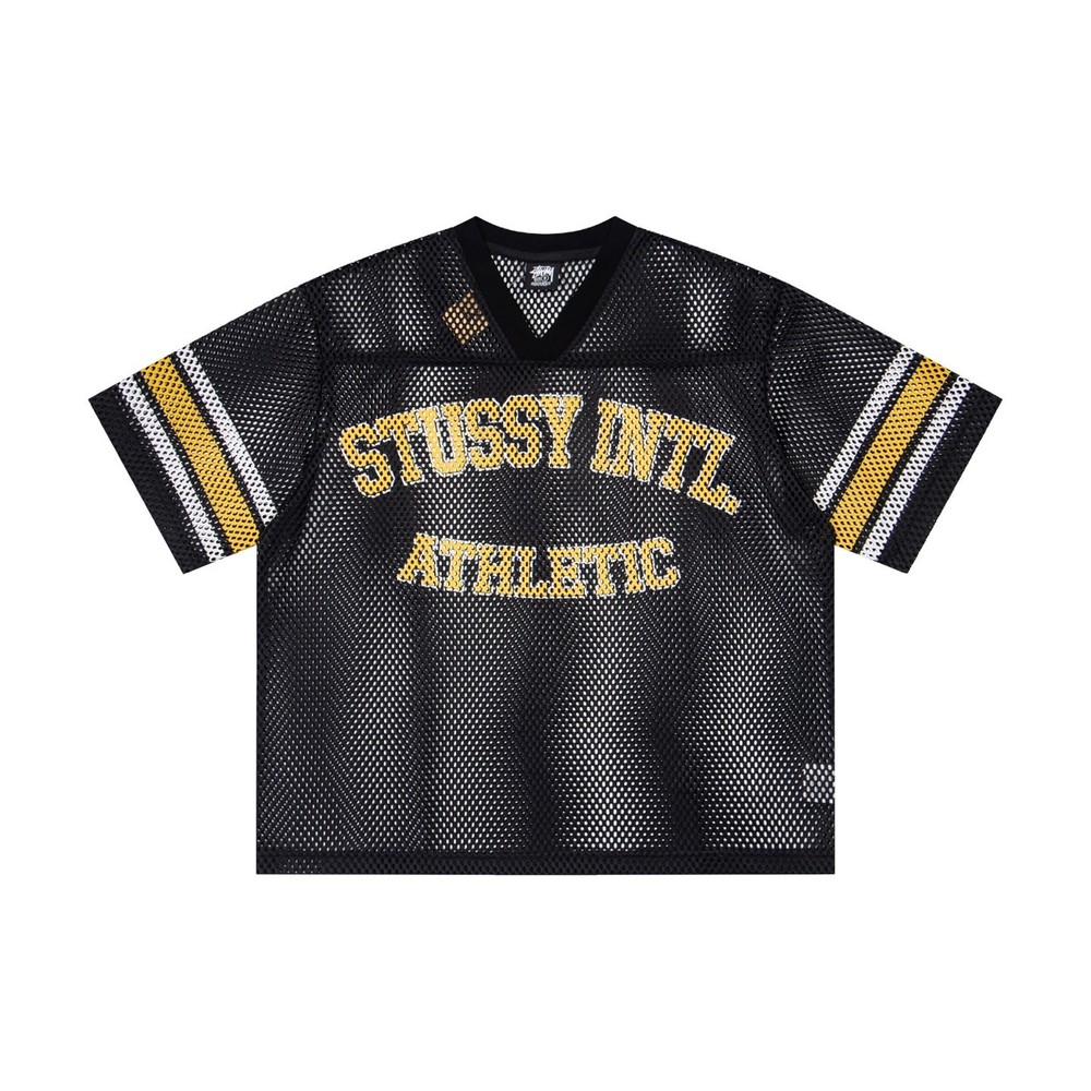 Stussy Mesh see-through blouses tee shirt New Black/White/Blue T-SHIRT S/M/L/XL