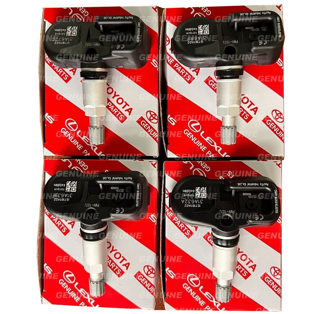 4PCS Genuine Lexus Tacoma TPMS Sensor 42607-33021 OEM PMV-107J