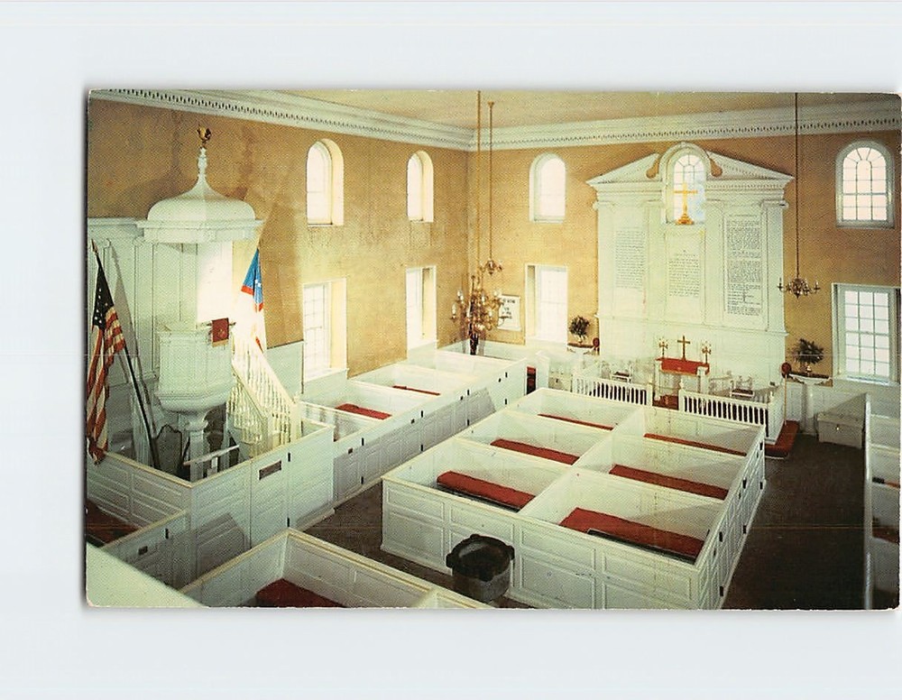 Postcard Pohick Episcopal Church Lorton Virginia USA