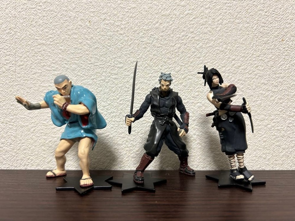 3D Ninja Katsugeki Tenchu-san Figure Rikimaru Ayame Tesshu Limited Bonus #90b034