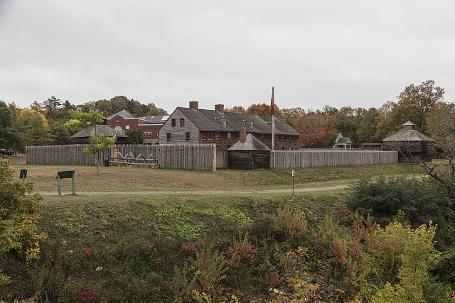 Photo:Augusta Maine Old Fort Western 2017 Colonial Outpost Kennebec River