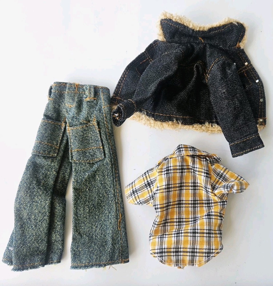 2003 Bratz Boyz Doll Clothing Nu-cool Dylan Outfit Jacket Shirt & Jeans RARE Lot