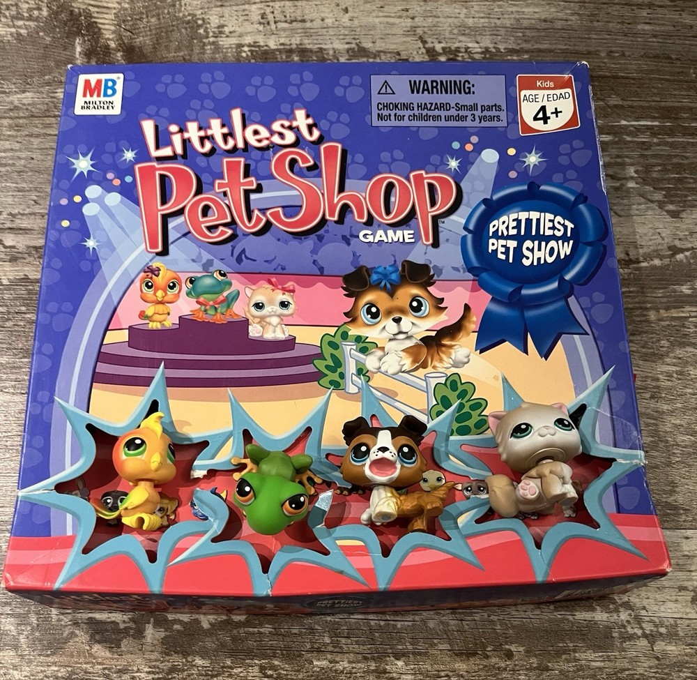 Littlest Pet Shop Game Prettiest Pet Show 2007 MB Hasbro Pls Read Description!!!
