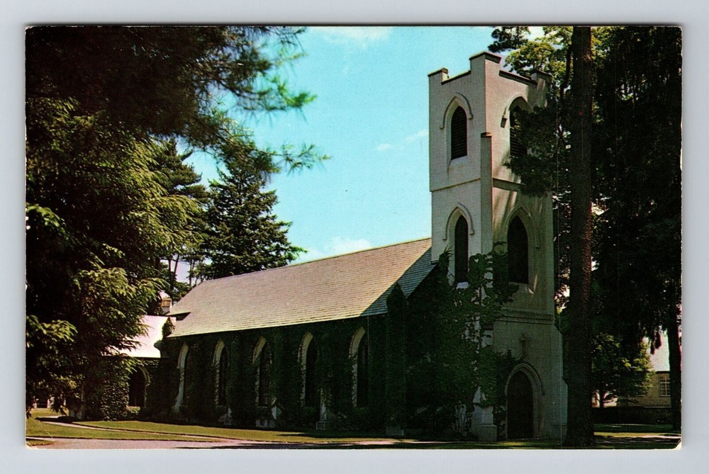 Hyde Park NY-New York, Saint James Episcopal Church, Vintage Postcard