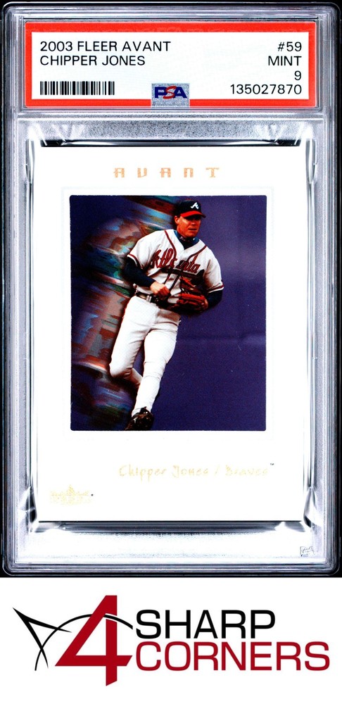 2003 Fleer Avant #59 Chipper Jones Braves Hof Pop 2 Psa 94SC: The hobby’s top consignment resource on eBay!