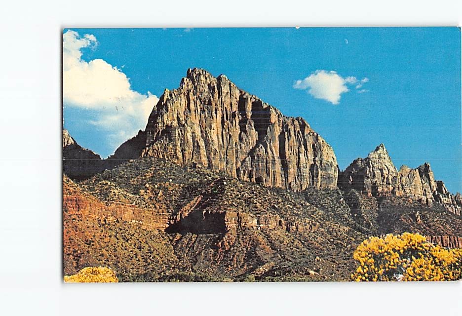 Postcard The Watchman Zion National Park Utah USA North America