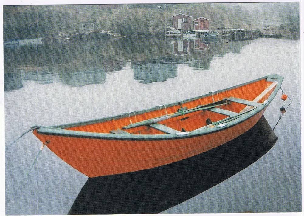 Postcard Dory Newfoundland & Labrador 4 3/4