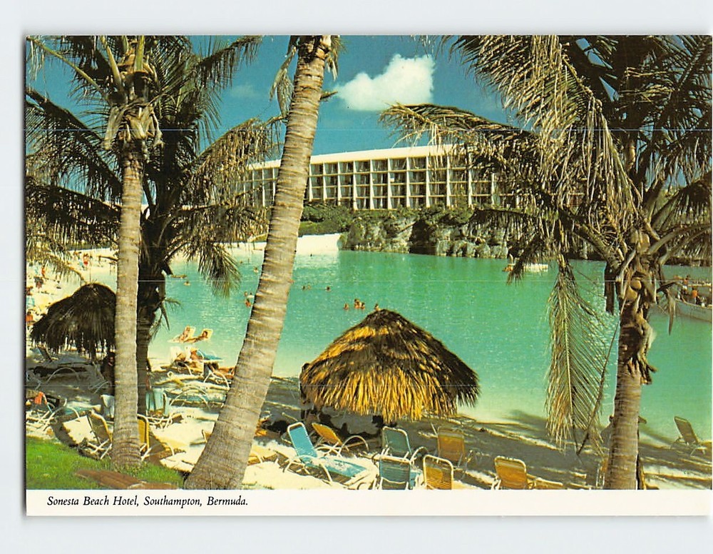 Postcard Sonesta Beach Hotel Southampton Bermuda