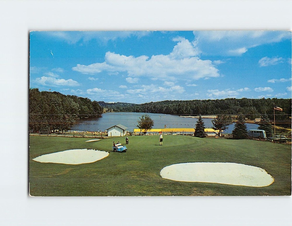 Postcard Grossinger's Grossingers Lake New York USA