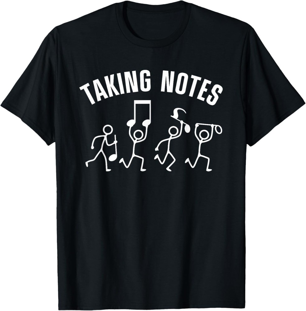 Funny Music Art for Men Women Musical Note Gag Music Lover T-Shirt