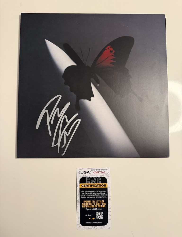 Post Malone Autographed Twelve Carat Toothache Vinyl Record Star JSA COA