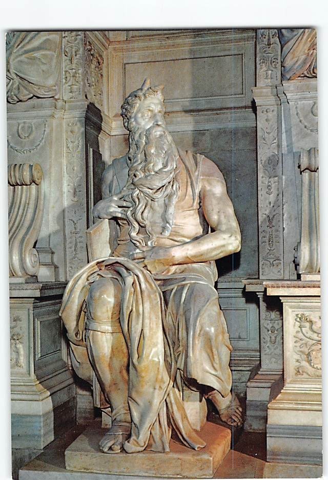 Postcard The Moses Church of S. Peter in Vincoli Rome Italy