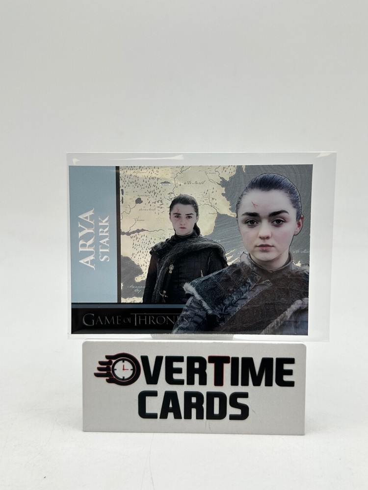 2024 Game of Thrones Legends Of The Realm ARYA STARK Acetate /75 SP Maisie