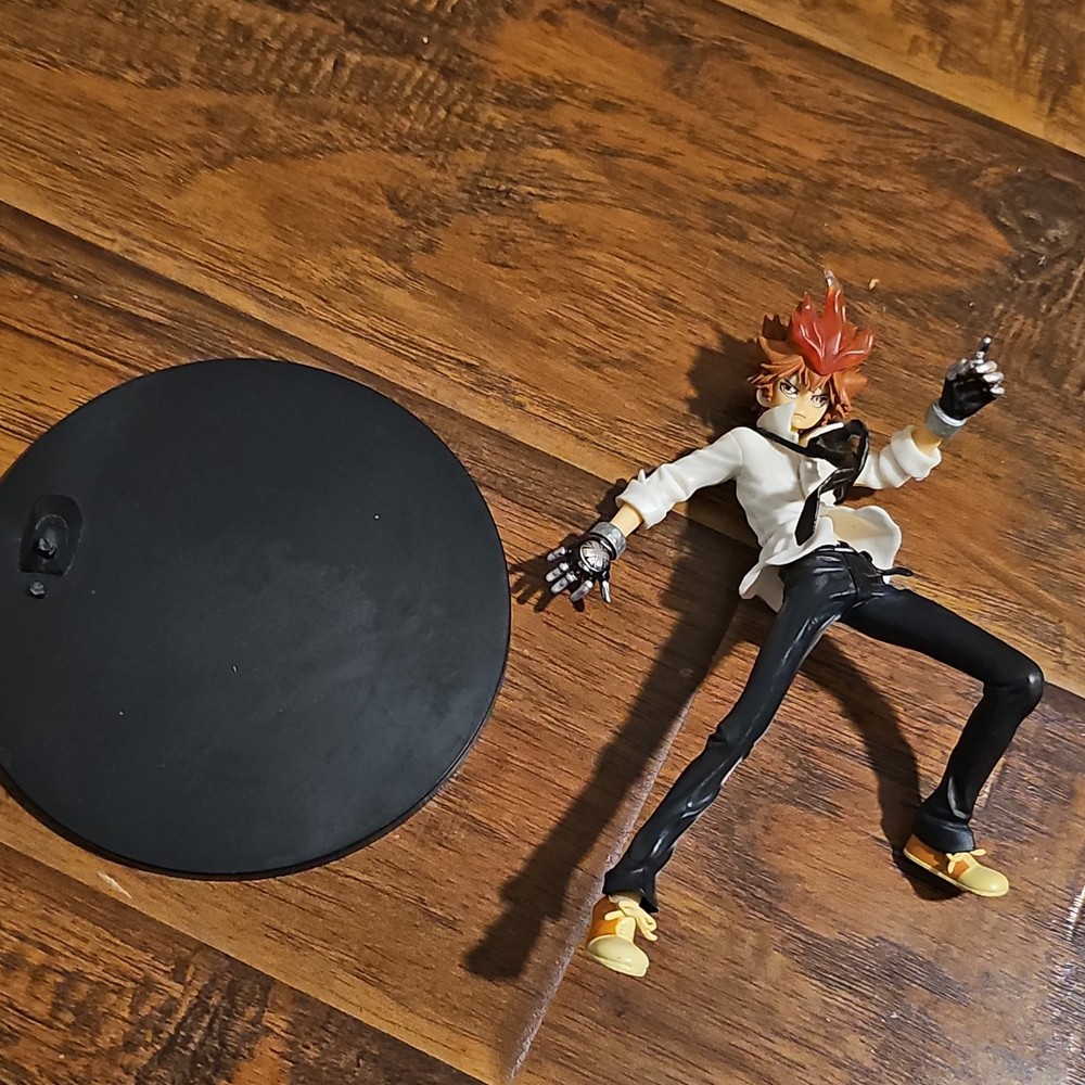 Tsunayoshi Sawada Anime Figure with Display Base PVC Collectible READ DESC