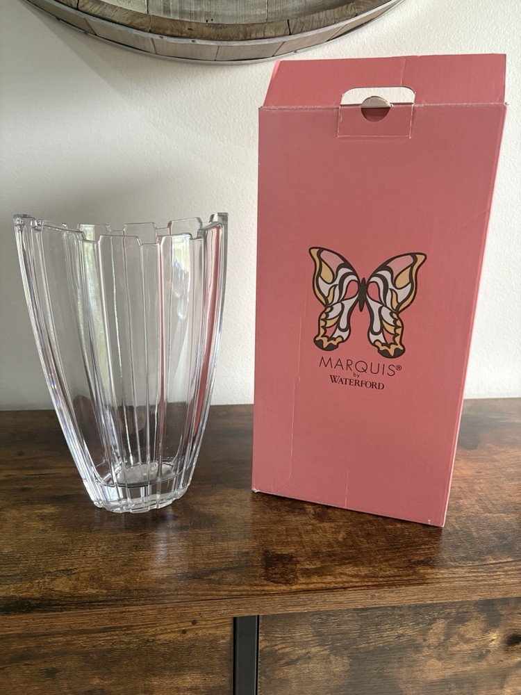 Waterford German Marquis Glacier Crystal 10 Inch Vase