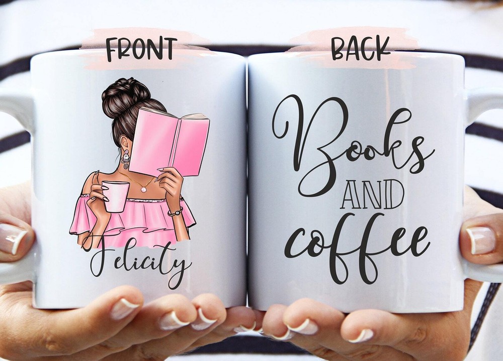 Books And Coffee Mug Reading Mug Book Lover Gift Reader Mug