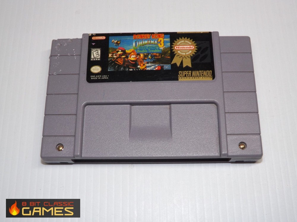 Donkey Kong Country 3 - GAME ONLY  - SUPER NINTENDO SNES - 68a
