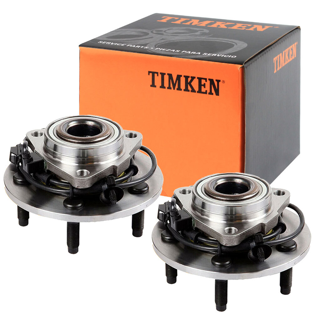 2PCS Timken Front Wheel Hub Bearing Hub and Assembly For Dodge Ram 1500 5-Lug