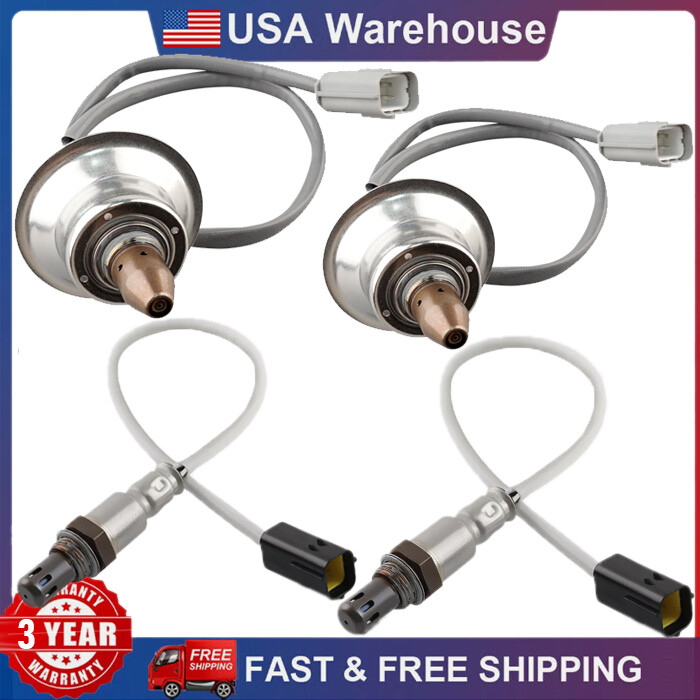 4PCS Upstream&Downstream O2 Oxygen Sensor For 2007-2011 2012 Nissan Sentra 2.5L