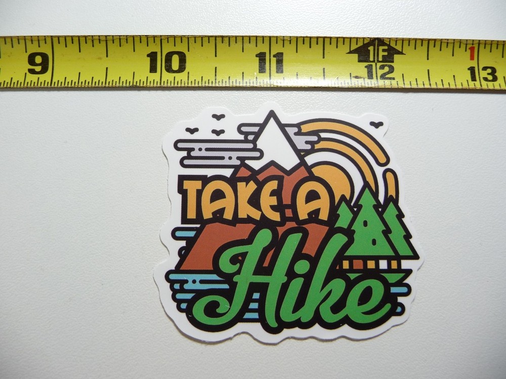 TAKE A HIKE DECAL STICKER CAMPING TRAVEL VACATION