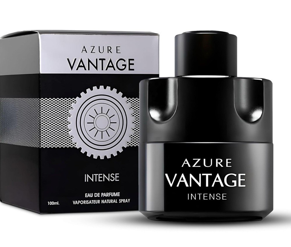 Azure Vantage Intense Secret Plus 3.4oz EDP Spray for Men New Sealed Box