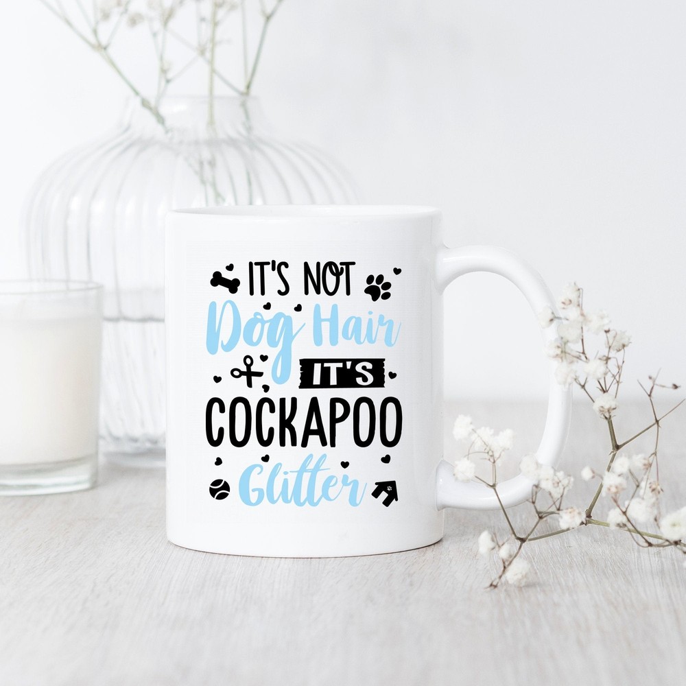Glitter Cockapoo Mug for Dog Lovers and Cockapoo Parents