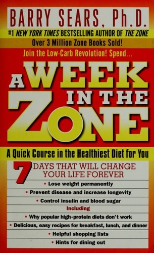 A Week in the Zone by Barry Sears, Ph.D., Acceptable Book