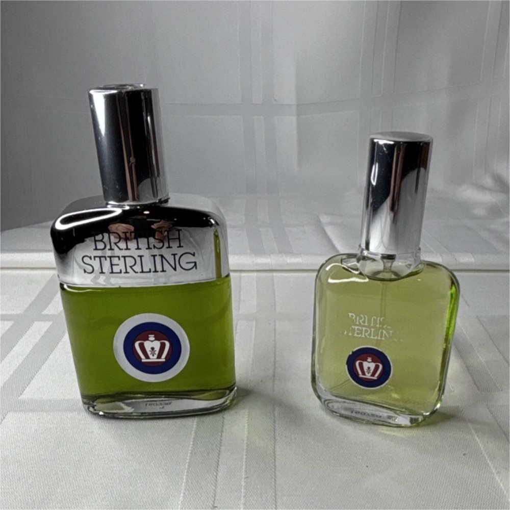 British Sterling Cologne Spray 1 fl oz,  After shave 2.5 fl oz  Fragrance Set