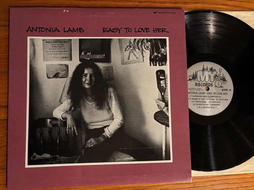 Antonia Lamb lp Easy to Love Her **My Records** Private Folk RARE CA coast 1978
