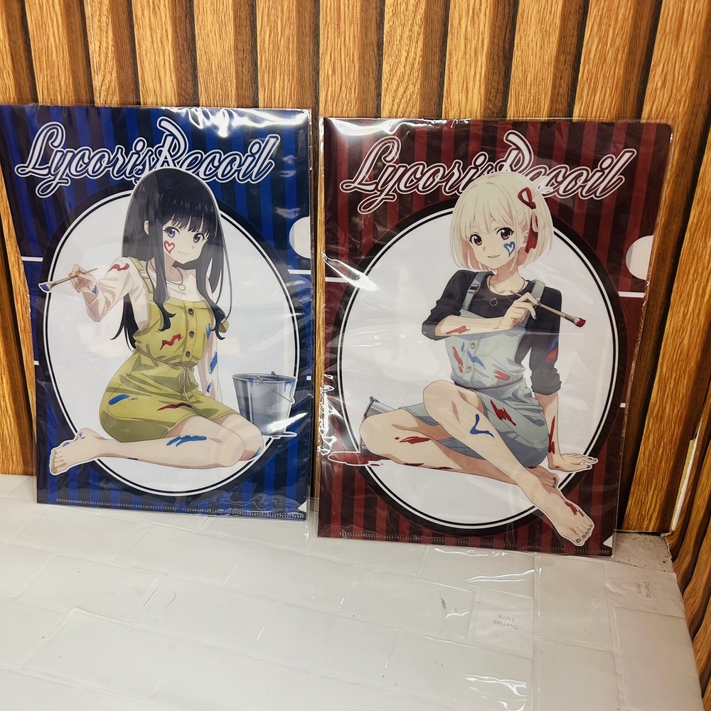 Lycoris Recoil Nishikigi Chisato & Takina Inoue Clear File Sit Type Sealed Japan