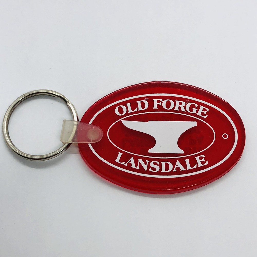 Vintage Old Forge Motorcars Lansdale PA Classic Car Dealer Keychain  