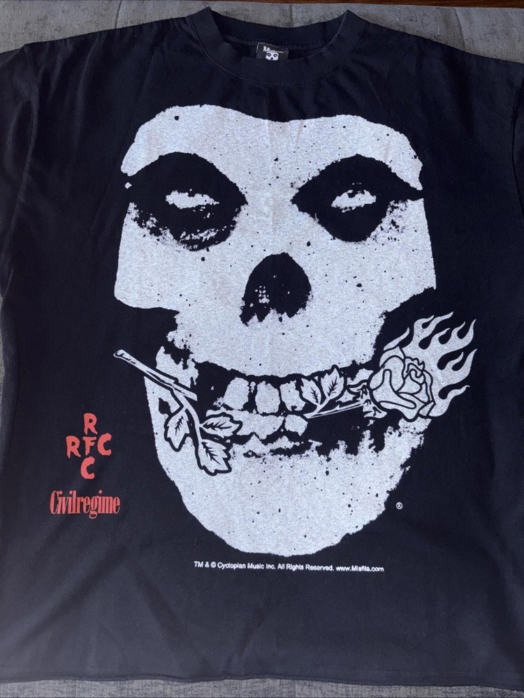 Civil x Misfits XL T-shirt Black Short Sleeve