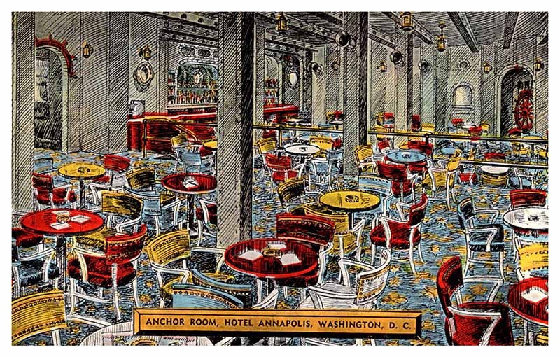 Postcard HOTEL SCENE Washington District of Columbia DC AQ5785