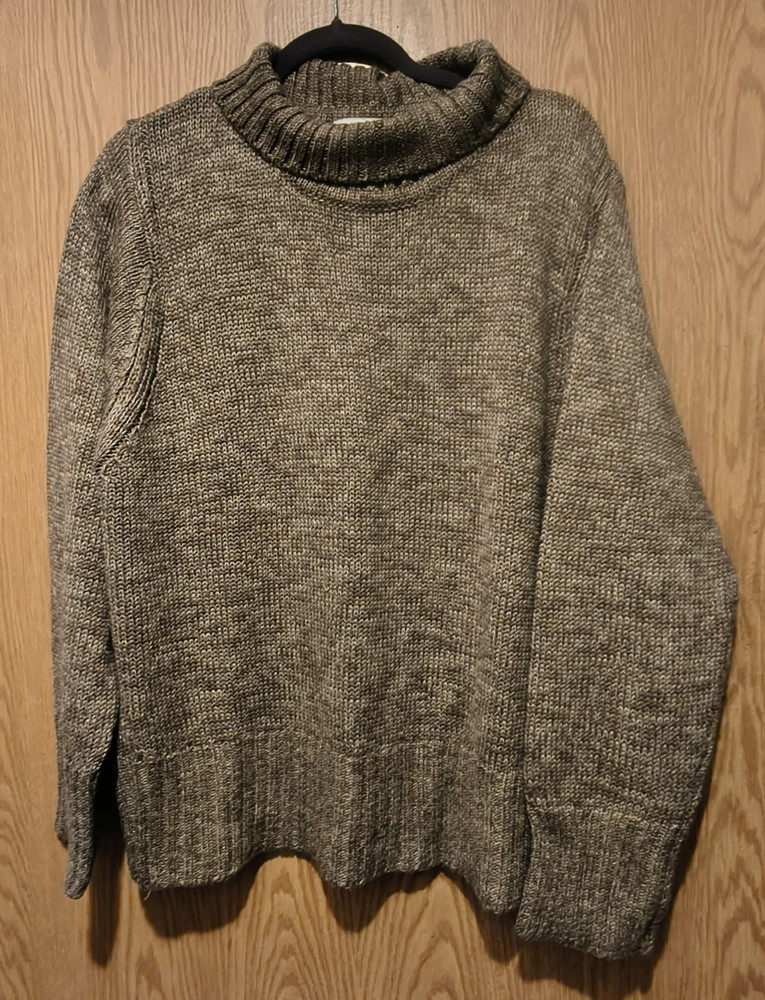 Coldwater Creek Women's Brown Knit Cowl Neck Long Sleeve Pullover Sweater 2X