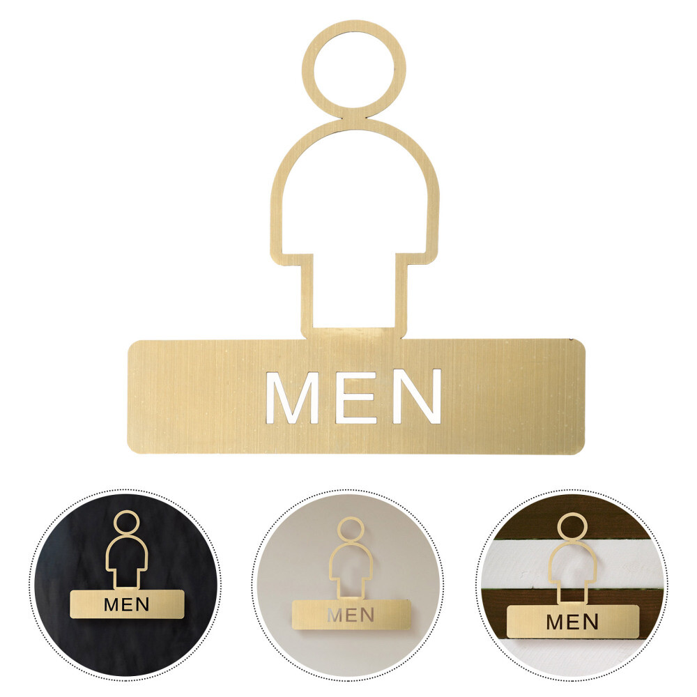 Women's Restroom Directional Sign Plate